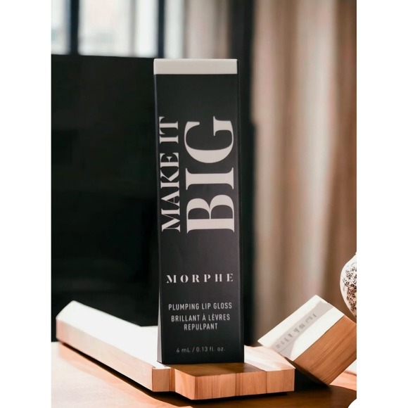 Morphe Make It Big Plumping Lip Gloss Big Bang Clear High Shine 4ml 0.13oz NIB - Picture 4 of 7